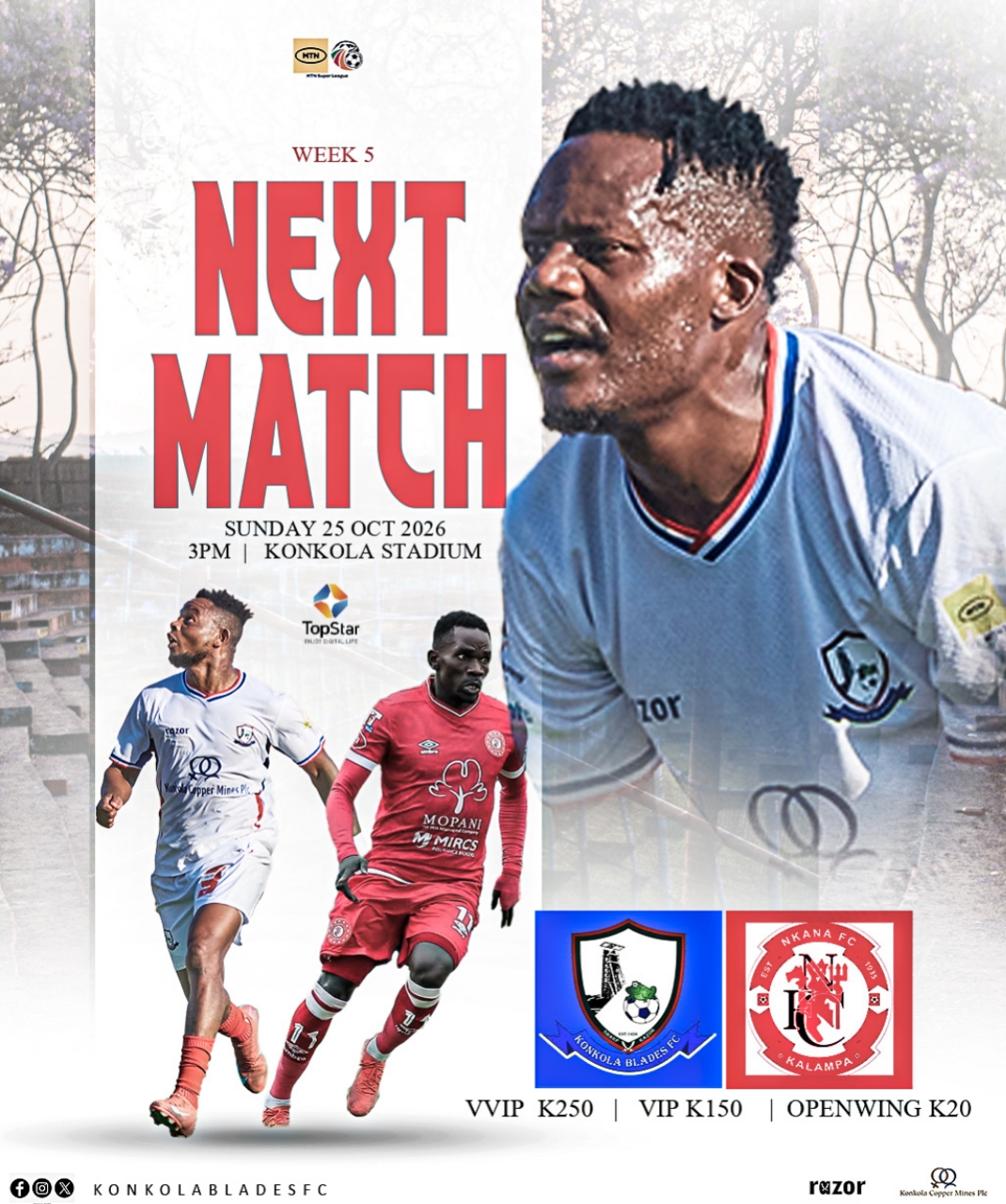 Konkola Blades FC v Nkana FC